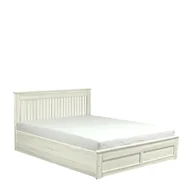 Łóżka dla dzieci i młodzieży - Łóżko Drewniane Sosnowe Italia 90 x 200 z Pojemnikiem Meble Doktór Bejca Orzech - miniaturka - grafika 1