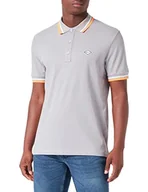 Koszulki męskie - Replay Męska koszulka polo, Szary 111, XL - miniaturka - grafika 1