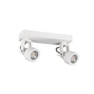 Oprawy, klosze i abażury - Oprawa ścienno-sufitowa reflektory 2xGU10 10W Kanlux SONDA 34923 biały, metal - miniaturka - grafika 1