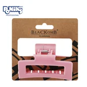 Pozostałe akcesoria fryzjerskie - Poniks Klamra Do Włosów Klamerka Spinka Sczęka Prostokątna Różowa Duża Blackomb - miniaturka - grafika 1