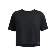 Koszulki i topy damskie - Damska Koszulka z krótkim rękawem UNDER ARMOUR MOTION SS 1379178-003 – Czarny - miniaturka - grafika 1