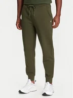 Spodnie sportowe męskie - United Colors Of Benetton Spodnie dresowe 342ZUF01B Zielony Regular Fit - miniaturka - grafika 1