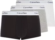 Spodenki damskie - CALVIN KLEIN UNDERWEAR męskie szorty 3 szt, czarny/biały/szary wrzosowy, 4XL - miniaturka - grafika 1