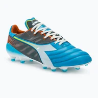 Piłka nożna - Buty piłkarskie męskie Diadora Brasil Elite Veloce GR ITA LPX blue fluo/white/orange - miniaturka - grafika 1