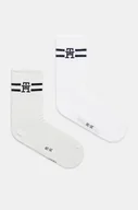 Skarpetki damskie - Tommy Hilfiger skarpetki 2-pack damskie kolor biały 701229864 - miniaturka - grafika 1