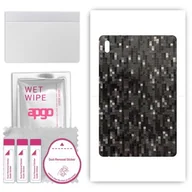 Akcesoria do tabletów i e-booków - folia naklejka skórka strukturalna na TYŁ do Samsung Galaxy Tab S7 FE WiFi - Carbon Pixel Czarny - apgo SKINS - miniaturka - grafika 1