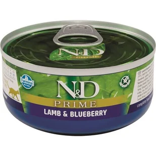 N&D Cat prime lamb & blueberry 80 g - Mokra karma dla kotów - miniaturka - grafika 1