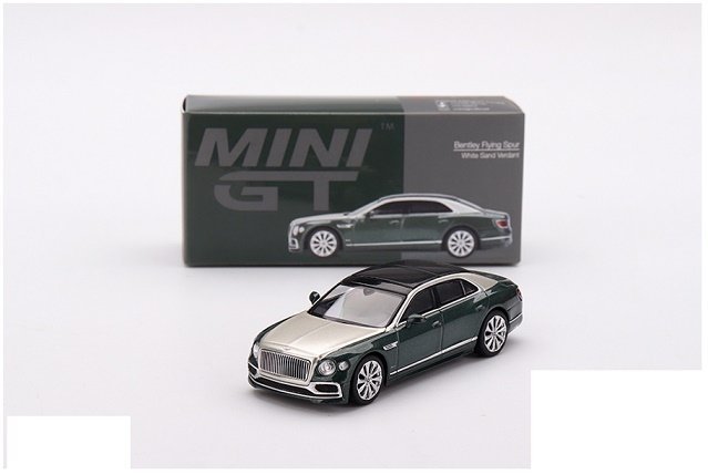 Mini Gt Bentley Flying Spur White Sand Verdant 1:64 00867