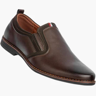 Półbuty Wizytowe Męskie Ekoskóra Buty Wsuwane Eleganckie Brązowe WOJTYŁKO 9ZW22602V 42 - Półbuty męskie Półbuty Wizytowe Męskie Ekoskóra Buty Wsuwane Eleganckie Brązowe WOJTYŁKO 9ZW22602V 42 - Półbuty męskie - miniaturka - grafika 1