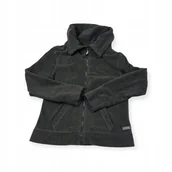 Bluzy damskie - Rozpinana bluza polarowa damska Calvin Klein M - miniaturka - grafika 1