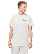 Koszulki męskie - Jack Wolfskin Męski T-shirt Essential, biały, 3XL - miniaturka - grafika 1