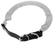 Smycze dla psów - dr Seidla PielegnacjaObuwia Skóra Łańcuch potrójny 58-66cm Srebrna 3546 - miniaturka - grafika 1