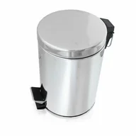 Akcesoria hydrauliczne - KOSZ NA ŚMIECI 3L KUCHENNY ŁAZIENKOWY MAŁY ZE STALI NIERDZEWNEJ Z WIADERKIEM - miniaturka - grafika 1