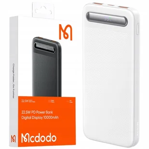 MCDODO POWERBANK 10000MAH Z WYŚWIETLACZEM 3X USB USB-C 22,5W + KABEL USB-C - Powerbanki - miniaturka - grafika 1