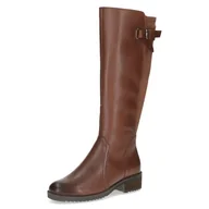 Kozaki damskie - Caprice Damskie 9-25691-41 modne kozaki, Cognac Comb, 37 EU szerokie, Cognac Comb, 37 EU szeroki - miniaturka - grafika 1
