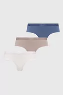 Majtki damskie - Tommy Hilfiger figi 3-pack kolor beżowy - miniaturka - grafika 1