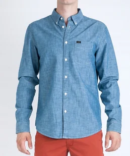 LEE BUTTON DOWN MĘSKA KOSZULA JEANSOWA SKY BLUE L880KYEQ-M - Koszule męskie - miniaturka - grafika 1