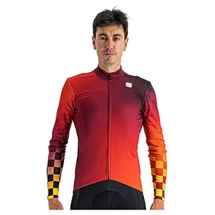 Sportful Męska bluza Rocket Th JRS, czerwone wino, L - Bluzy męskie - miniaturka - grafika 1