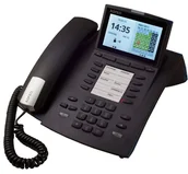 Telefonia VoIP - AGFEO ST 45 IP telefon VoIP Czarny LCD - miniaturka - grafika 1