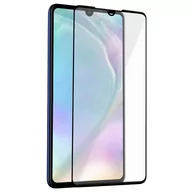 Szkła hartowane na telefon - Zabezpieczenie ekranu ze szkła hartowanego do Huawei P30 9H Odporne na rozmazywanie czarne kontury - miniaturka - grafika 1