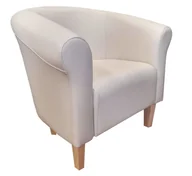 Fotele - Fotel Milo 18D wanilia nogi 15 buk - miniaturka - grafika 1