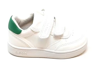 Geox B ECLYPER Boy A, Trampki dziecięce, biało-zielone, 21 EU, Biały/zielony, 21 EU - Buty dla chłopców - miniaturka - grafika 1
