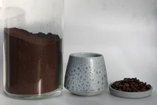 Czarka COFFEE 1szt [szkliwo z mielonej kawy+kamionka] - Kubki - miniaturka - grafika 1