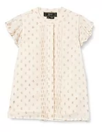 Bluzki damskie - MIMO Dziewczęca (Kids) bluzka dziewczęca 26830150, wełna biała ze złotymi kropkami, 146, Biała wełna ze złotymi kropkami, 146 cm - miniaturka - grafika 1