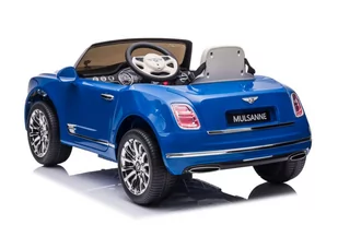 Auto Na Akumulator Bentley Mulsanne Niebieski Lakierowany - Tory, garaże, parkingi - miniaturka - grafika 4
