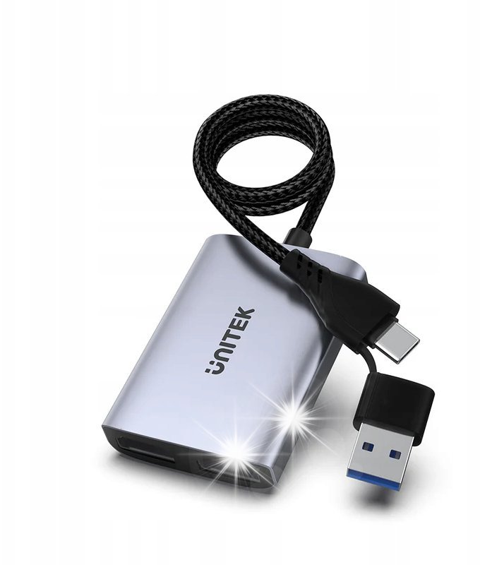 Adapter USB Unitek Adapter Rozdzielacz USB 3.0 / USB-C - 2 x HDMI Full HD MST