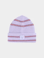 Czapki dla dzieci - 4F Czapka zimowa dziewczęca - fioletowa Uniwersalny - miniaturka - grafika 1