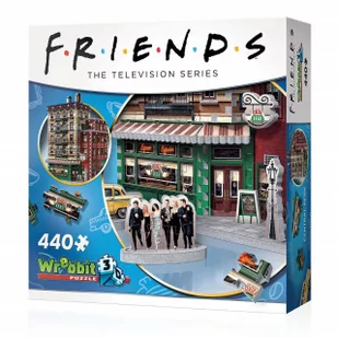 Tactic Wrebbit Puzzle 3D 440 el Przyjaciele Central Perk - Puzzle - miniaturka - grafika 2