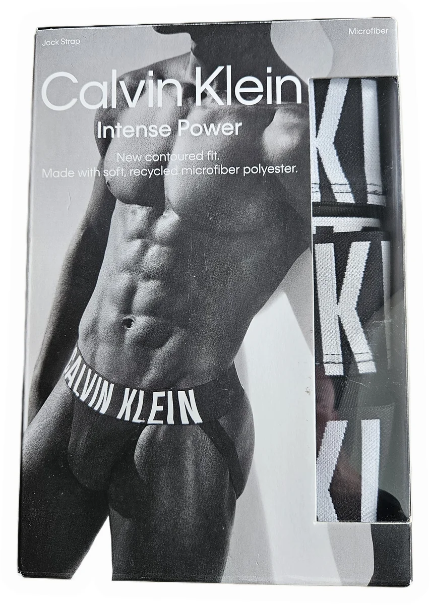 Calvin Klein Majtki JockStrap męskie czarny 3-PACK Rozmiar S