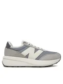 Buty dla dziewczynek - New Balance Sneakersy GS370AH Szary - miniaturka - grafika 1