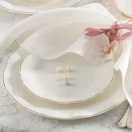 Inne naczynia kuchenne - Zestaw do ciasta porcelanowy na 6 osób SANDRINE - miniaturka - grafika 1