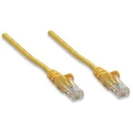 Patchcordy - Intellinet patch cord RJ45, kat. 5e UTP,1 m żółty, 100% miedź 318969 - miniaturka - grafika 1