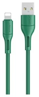 Kable USB - USAMS Kabel U68 lightning 2A Fast Charge 1m zielony/green SJ500USB04 (US-SJ500) - miniaturka - grafika 1