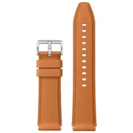Akcesoria do smartwatchy - Xiaomi Watch S1 Leather Strap, Brown - miniaturka - grafika 1