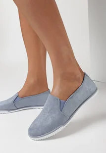 Niebieskie Tenisówki Spot On - Trampki damskie - miniaturka - grafika 1