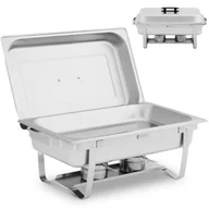 Inne urządzenia gastronomiczne - Podgrzewacz do potraw - GN 1/1 - 9 l - 2 pojemniki na paliwo - 500 x 300 x 60 mm - Royal Catering RCCD_RT18_9L - miniaturka - grafika 1