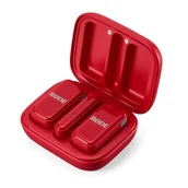 Mikrofony komputerowe - System bezprzewodowy RODE Wireless Micro USB-C Dookólny Czerwony WIMICROCRED - miniaturka - grafika 1