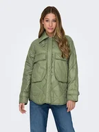 Kurtki damskie - ONLY Parka w kolorze zielonym - miniaturka - grafika 1