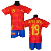 Piłka nożna - LAMINE YAMAL koszulka + spodenki HISZPANIA dla dzieci - miniaturka - grafika 1