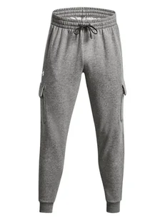 Under Armour Spodnie dresowe "Rival" w kolorze szarym - Spodnie sportowe męskie - miniaturka - grafika 1
