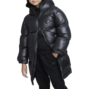 Nike Unisex Kids Kurtka K Nsw Tf High Synfl Hd Prka Jk, Black/Black/Anthracite, FD2842-010, S - Moda i Uroda OUTLET - miniaturka - grafika 1