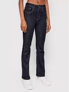 Spodnie damskie - Levi's Jeansy 725 TM 18759-0000 Granatowy Slim Fit - grafika 1
