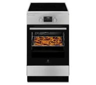 Kuchenki gazowo-elektryczne - Electrolux 600 SteamBake LKI564267X Piekarnik parowy Termoobieg AirFry - miniaturka - grafika 1