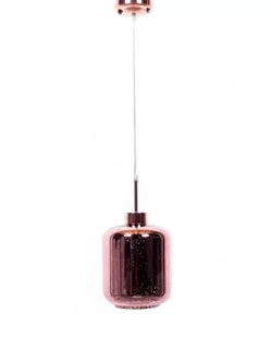 Lumina Deco Deco NOWOCZESNA LAMPA WISZĄCA ZWIS RÓŻOWE ZŁOTO ALACOSMO W1 - Lampy sufitowe - miniaturka - grafika 1