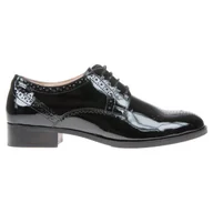 Półbuty damskie - Netley Rose [black pat] - rozmiar 39 - miniaturka - grafika 1