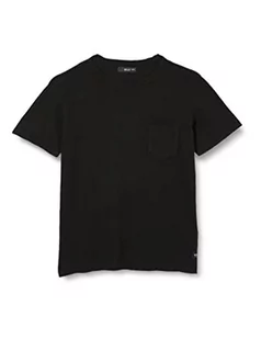 Replay T-shirt męski z krótkim rękawem z kieszenią na piersi, 098 BLACK, XL - Koszulki męskie - miniaturka - grafika 1